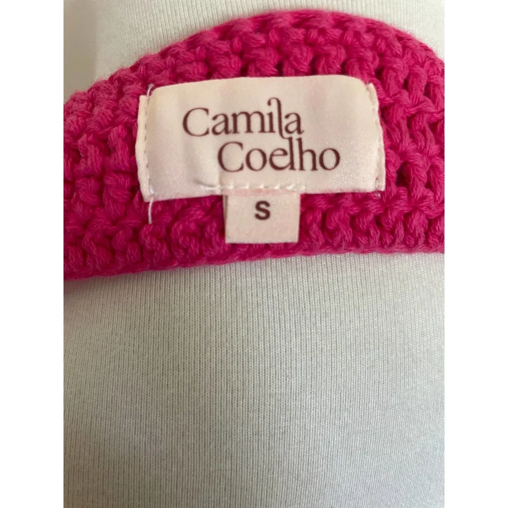 Camila Coelho Mira Hand Crochet Fringe Top - Picture 4 of 4